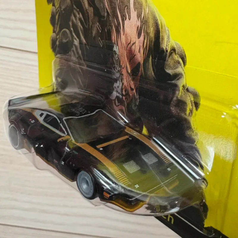 Фото Коллекционная модель автомобиля Hot Wheels Premium 2025 Cyberpunk Quadra Turbo-R V-Tech HXD63 в стиле киберпанк, масштаб 1:64, литая под давлением №4