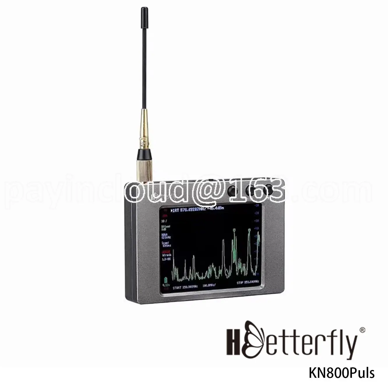 

Butterfly Wireless Microphone Interference Detector Portable New Kn700 Upgraded Kn800