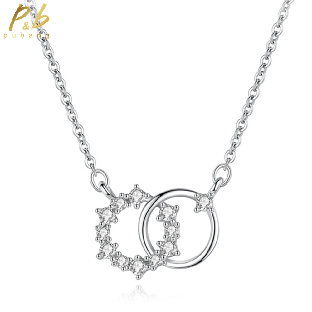 

Женское колье из серебра 100% пробы, с бриллиантами