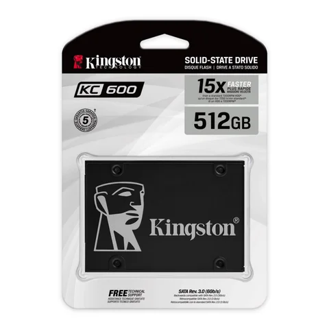 Kingston KC600 SSD 256/512/1024/2048 ГБ  SATA III