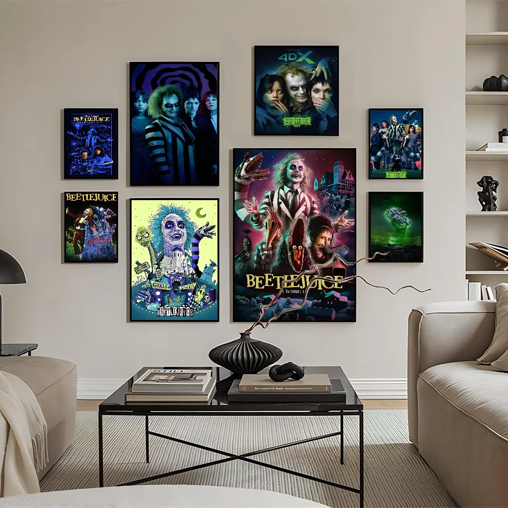 Классический фильм Битлджус комедия ужасов аниме постеры липкие HD качественные