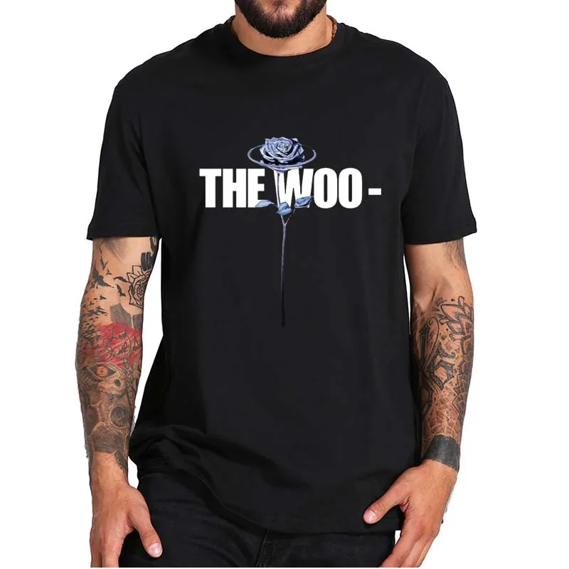 

Pop Smoke The Woo Classic T-Shirt American Rapper Hip Hop Essential Men's Short Sleeved Summer Tee Shirt Tops EU Size