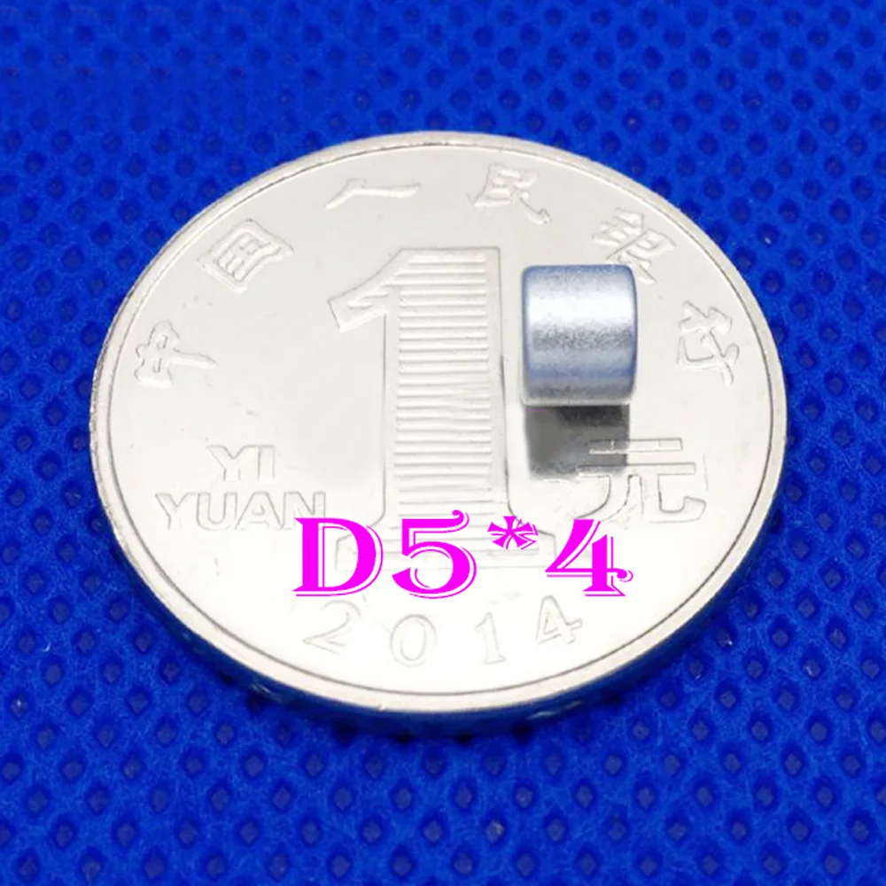 Strong Neodymium Pcs Rare Earth 10/20/50/100 Ring Round Disc Craft Magnets 5mm x 4mm | Magnetic Materials