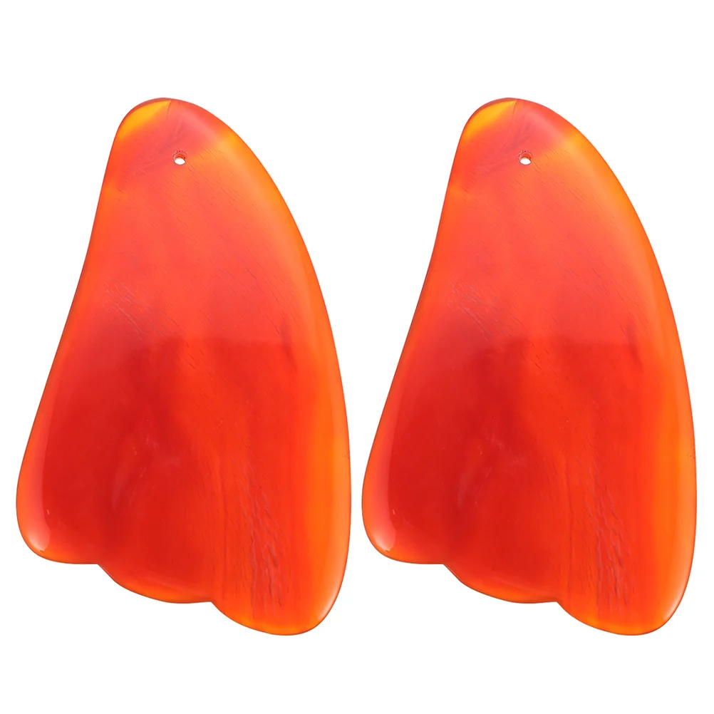 

2Pcs Household Face Scraping Boards Safe Agate Boards Natural Boards