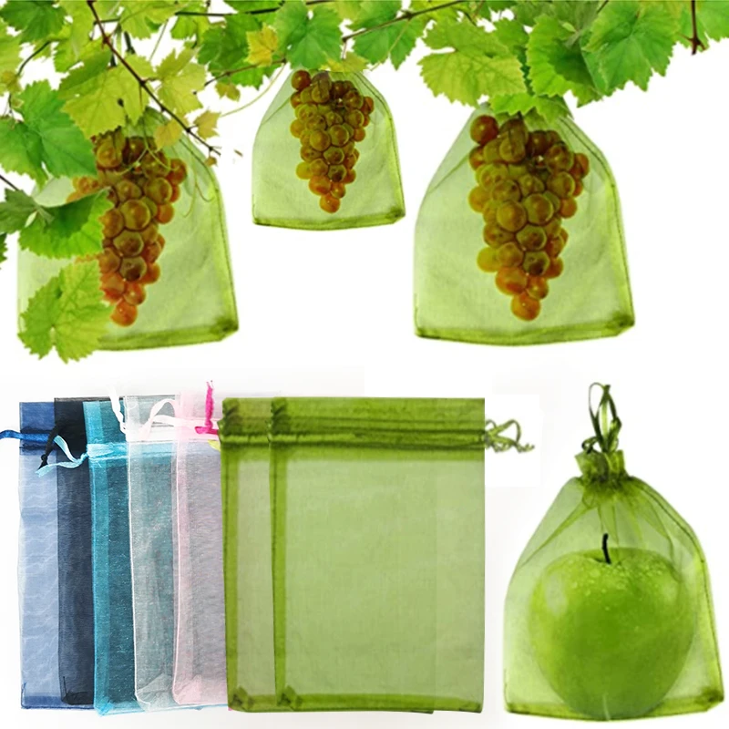 5 шт. сетчатые пакеты из органзы для овощей и сада | Дом сад