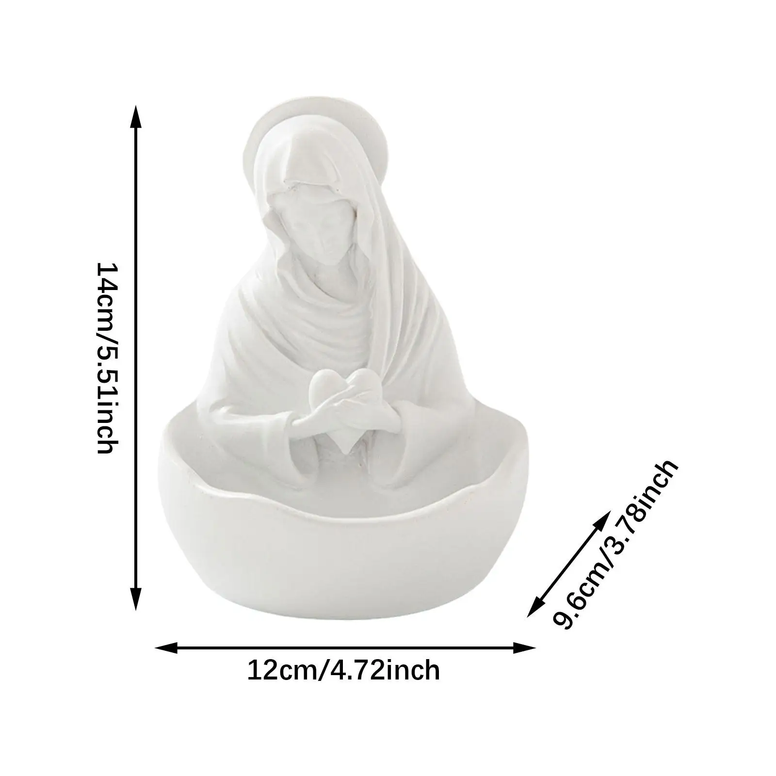 Статуя Девы Марии чаша для ключей декоративный поднос безделушек подарок