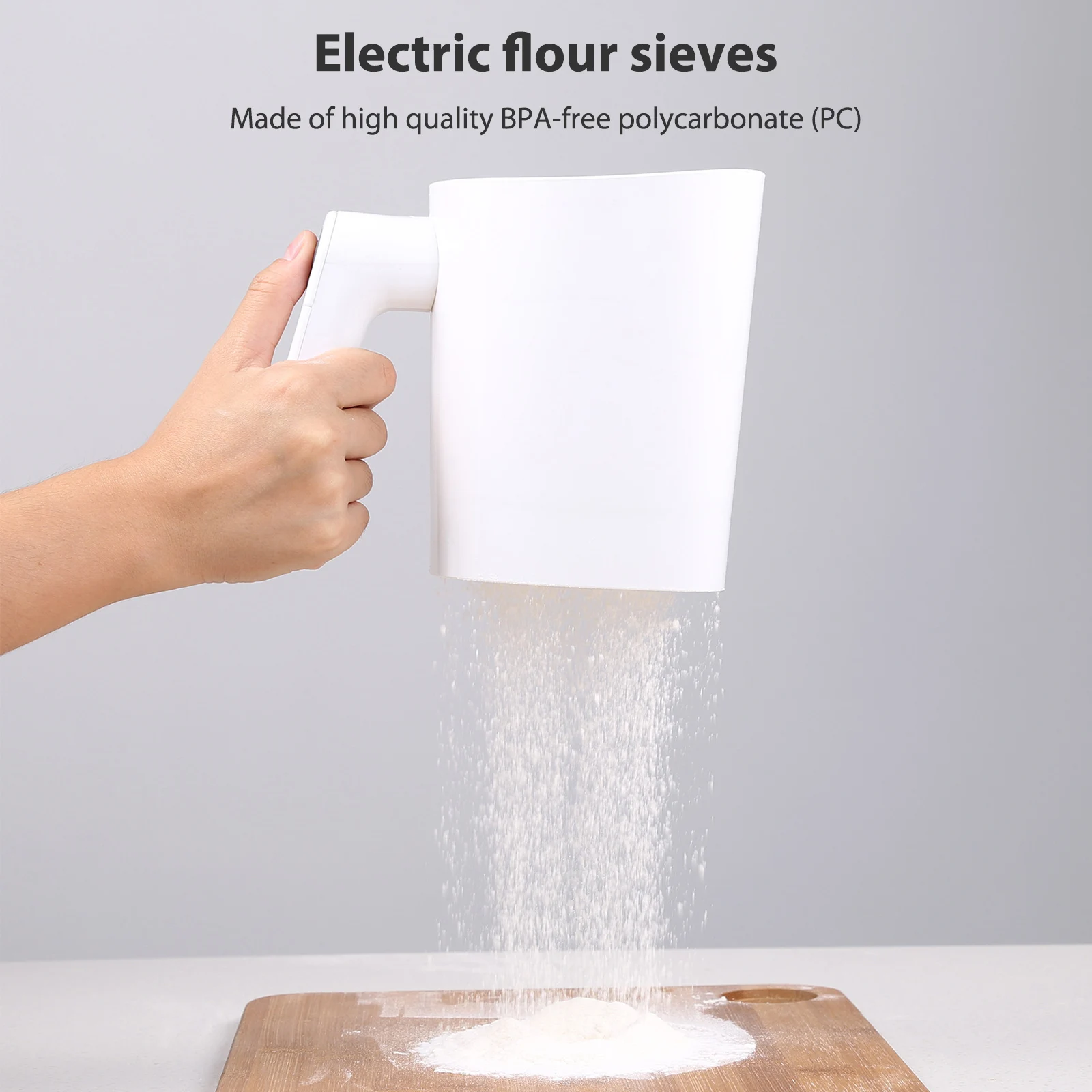 

1Pcs Stainless Steel Wire Fine Mesh Sieve Flour Sifter Ergonomic Handle Fine Pastry Baking Tools Kitchen Accessories Baking Tool