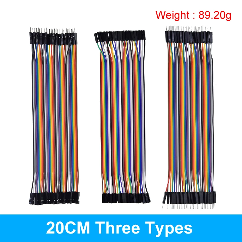 

40-контактный кабель Dupont Line 10 см 20 см 30 см «папа-папа» «мама-мама» «папа-мама» перемычка Dupont Wire Cable For PCB DIY KIT