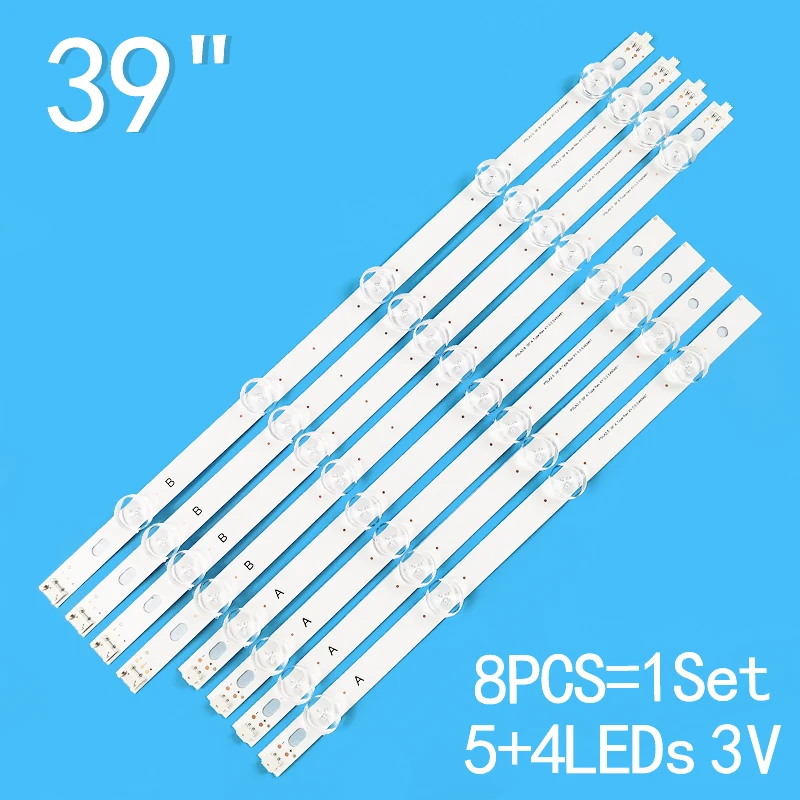 

8pcs/set 4+5LEDs For LG 39" LCD TV POLA2.0 39''_A/B 39LN5758 39LA613S 39LN541U-ZB 39LN5700 39LN578S-ZE 39LA615V-ZF 39LN540V-ZA