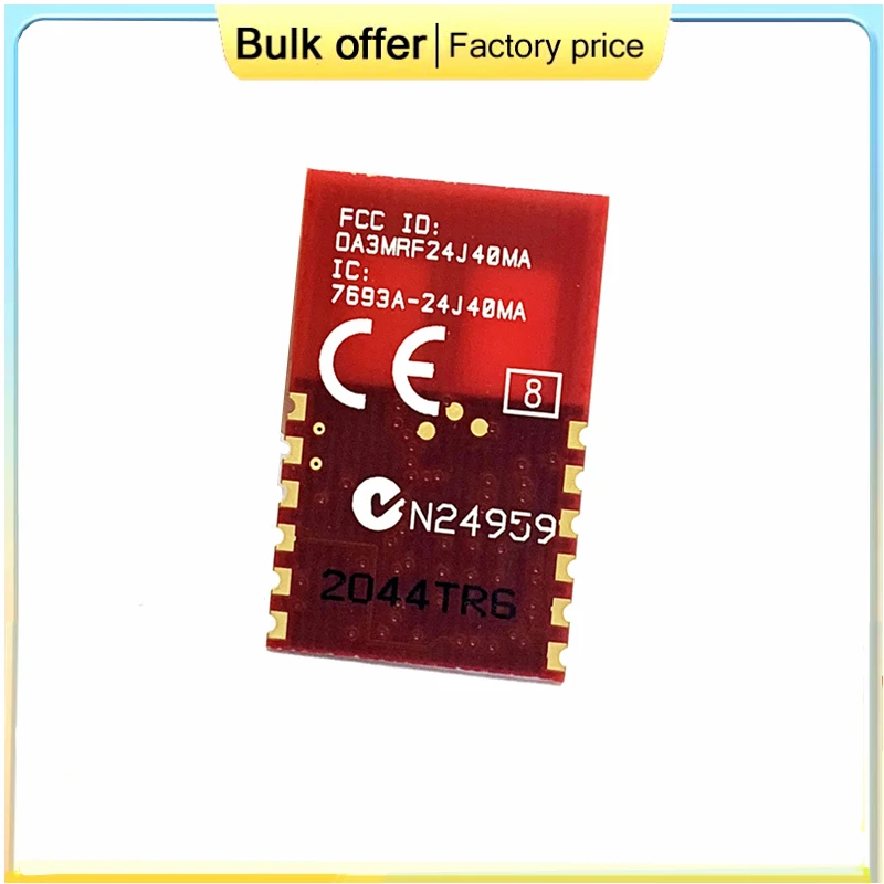 Модули MRF24J40MA-I/RM Zigbee — модуль приемопередатчика IEEE 802.15.4 2 4 ГГц