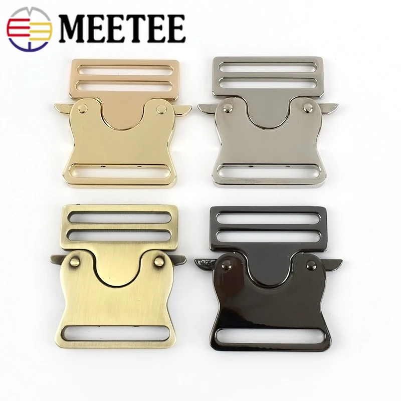 

1/2Pcs 25/31/38mm Backpack Waist Belts Quick Buckle 38mm Metal Side Release Buckles for DIY Luggage Clothes Bag Accessories
