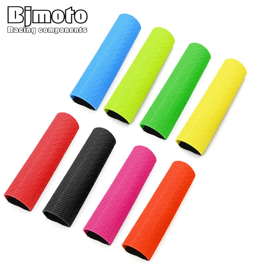 2 шт. универсальная защита передней вилки мотоцикла амортизаторы резиновая