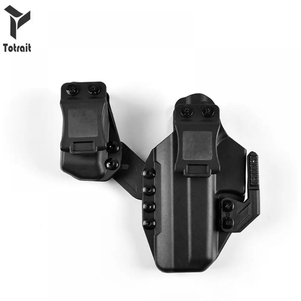 

Tactical New Totrait High Quality GLOCK IWB Concealed Carry Mag Belt Holster Hunting Gun Accessories