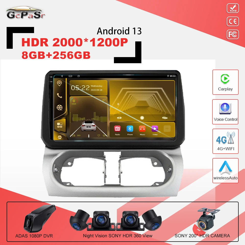 

Android 13 For Opel Combo Corsa Tigra 2 Multimedia Head Unit Player Car GPS Navigation Radio Stereo No 2din DVD