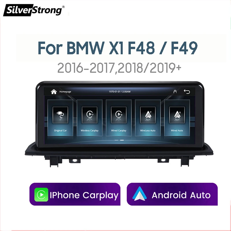

X1 F48 Android Auto Wireless Apple CarPlay For BMW X2 F49 NBT EVO