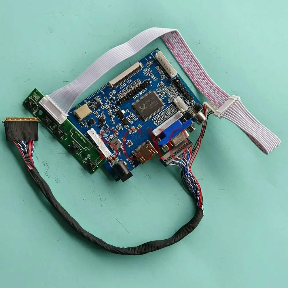 Комплект для самостоятельной сборки совместимый с BT156GW01 V.4 AV + VGA HDMI LVDS 40 Pin 15 6