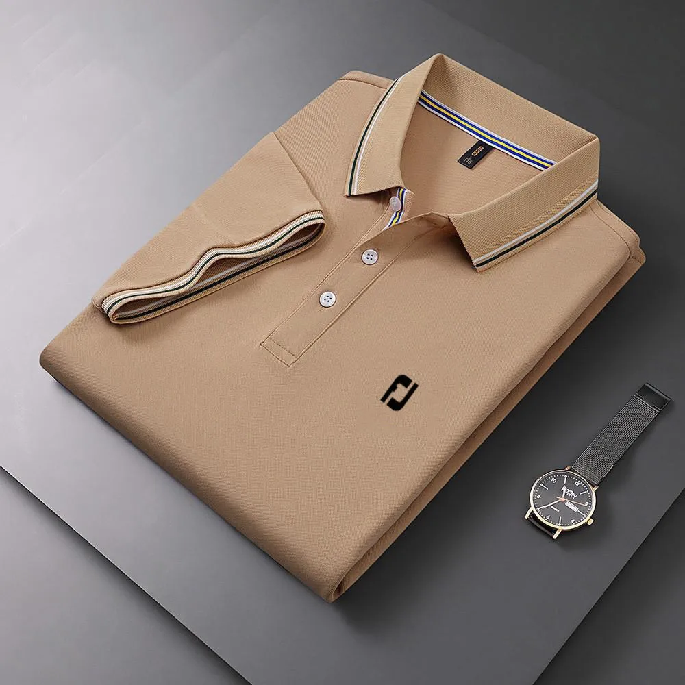Golf Apparel Men's New Summer Polo Shirt Golf Men's Short Sleeve Breathable T-shirt Casual Fashion Business Polo Shirt