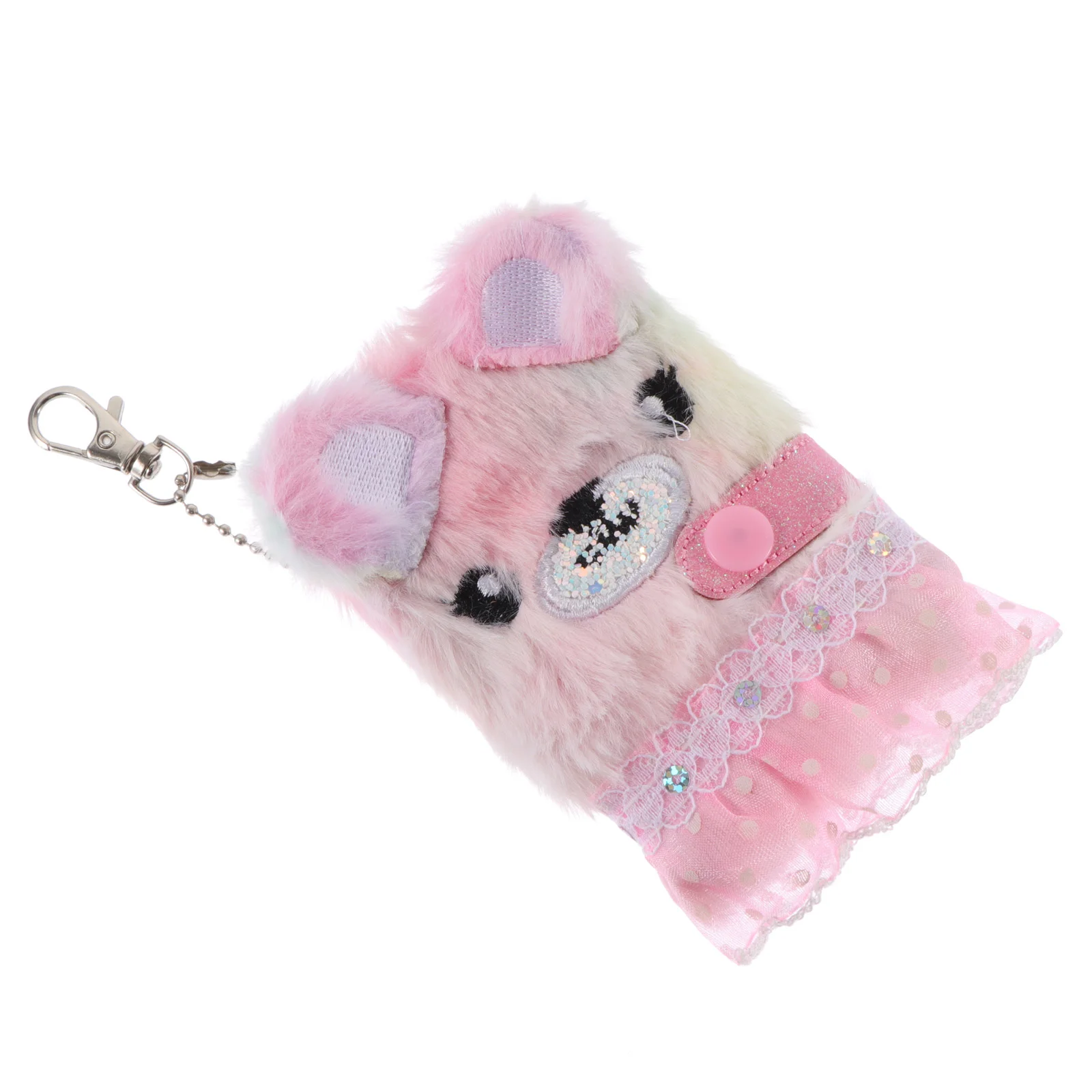 

Plush Journal Lovely Notebook Kids Cat Plush Pocket Notebook for Kids Boys Student Writing Drawing