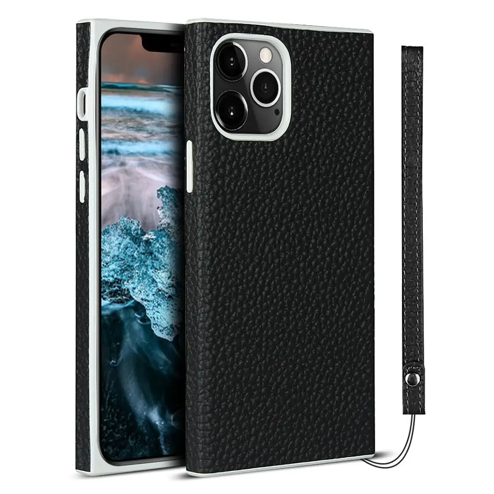 

Genuine Leather Soft Phone Case For iPhone 12 Pro 12 Mini 11 Pro Max Xs Xr X 6 6s 7 8 Plus SE 2020 Ultra Slim Thin Funda Cover