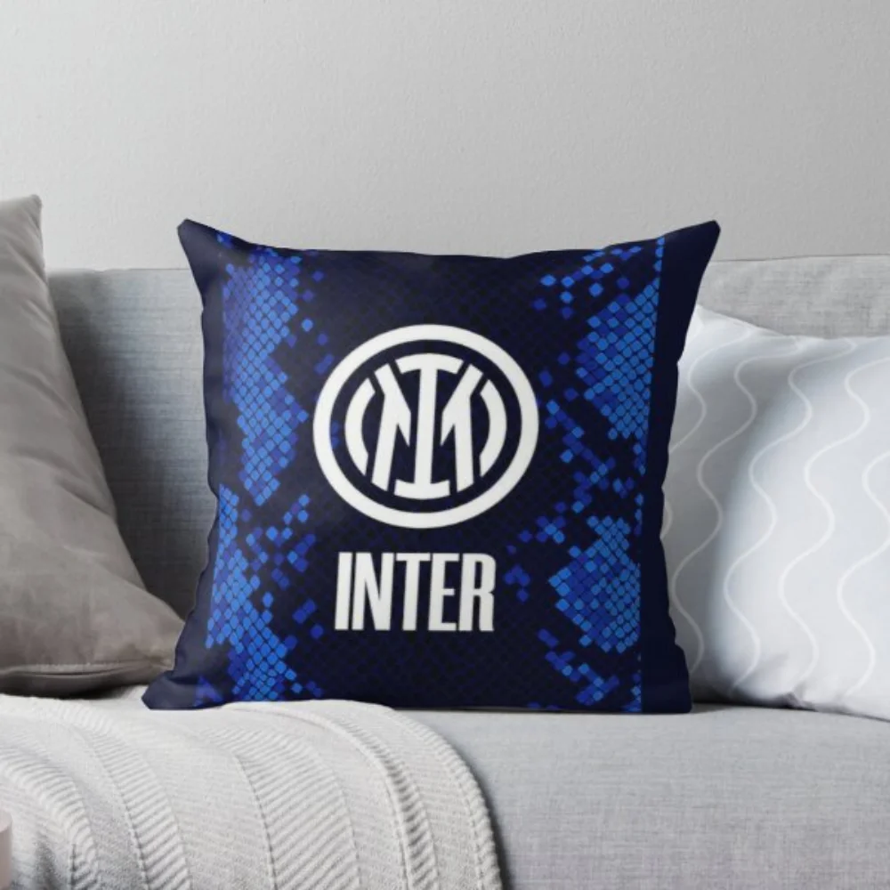 

Inter Milan Wallpaper Printing Throw Pillow Cover Comfort Waist Anime Home Bed Decorative Throw Decor Case Pillows not include