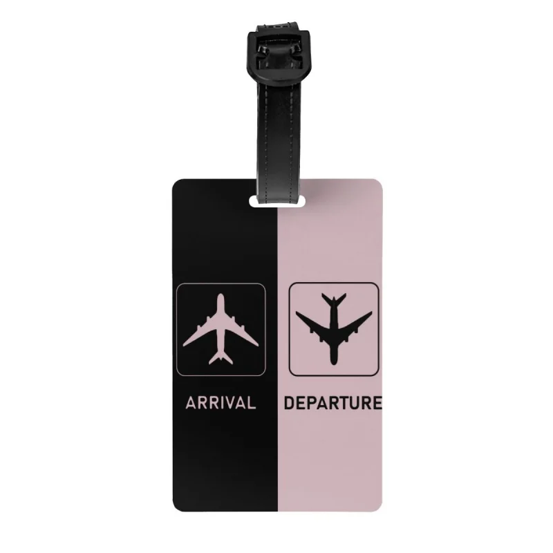 

Plane Arrivals And Departures Luggage Tag Protection Plane Aviation Aviator Airplane Baggage Tags Travel Bag Labels Suitcase