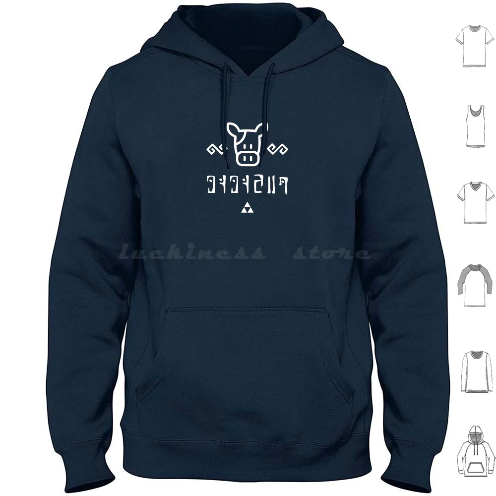 

Lon Lon Milk – Modern Hylian Hoodie cotton Long Sleeve Hyrule Legend Of Cow Ocarina Of Time Game The Legend Of Video Game Oot