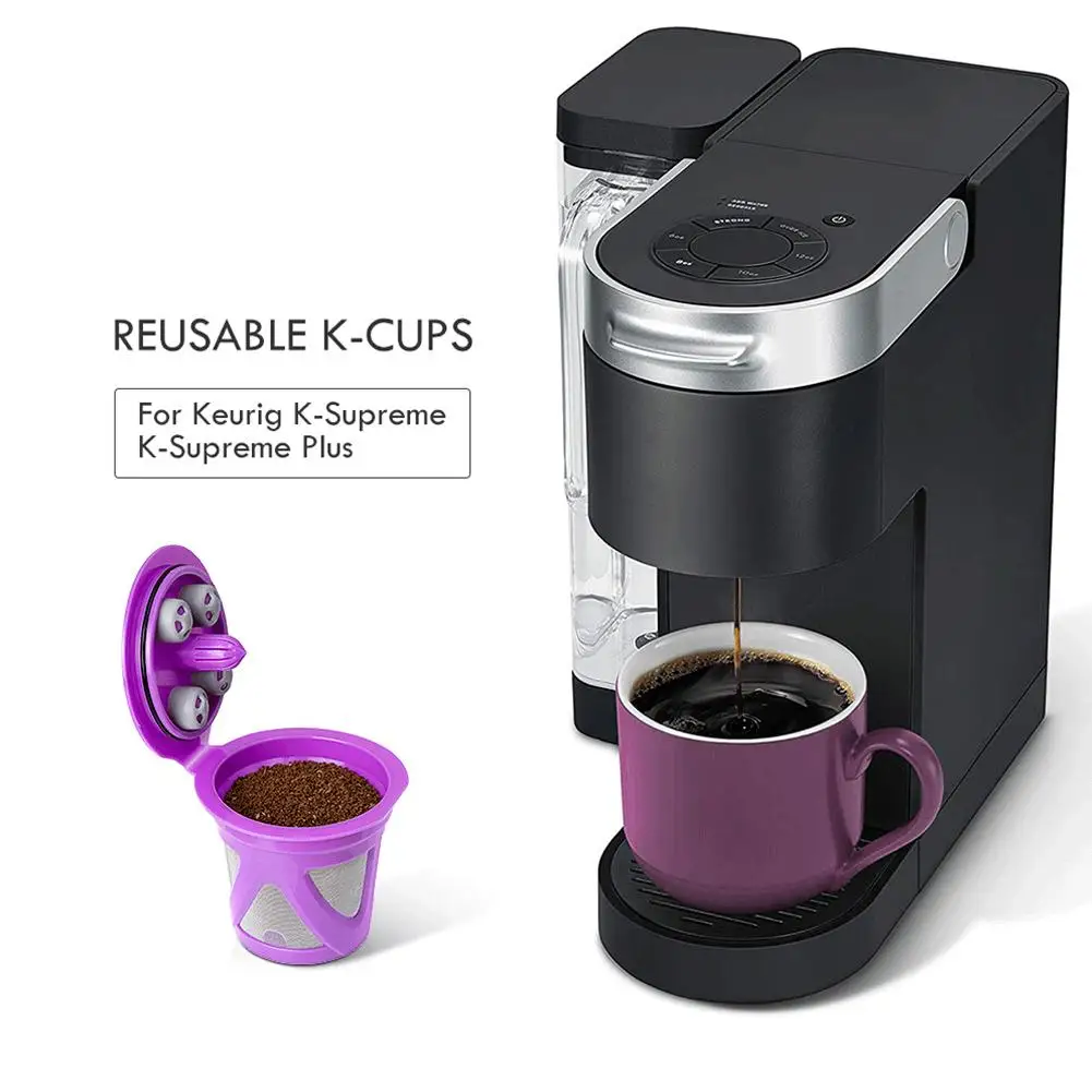 Фото Кофейная капсула для K-Cup Keurig K Supre и K Supre Plus, кофейник с фильтром, многоразовый кофейник из нержавеющей стали №4