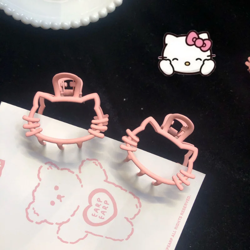 

Зажим Hellokitty для царапин, милая челка с кошкой, маленькая красная книжка, волосы, задняя головка, мягкие Аксессуары для сестры