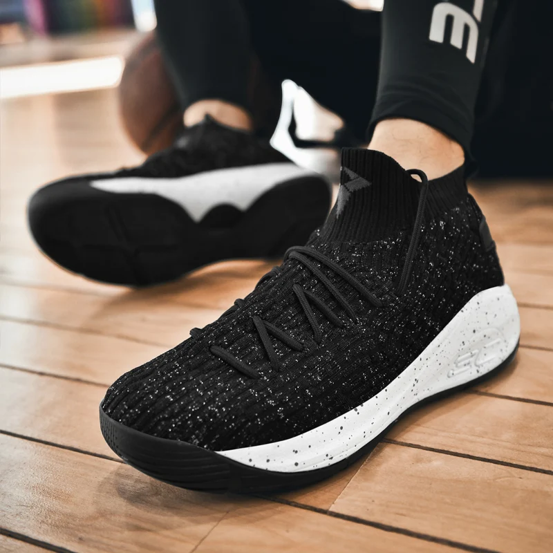 

2021 Men's Basketball Shoes High Quality New Fashion Sneakers Comfortable Breathable Non-slip Shoes for Men Casual Jogging Shoes
