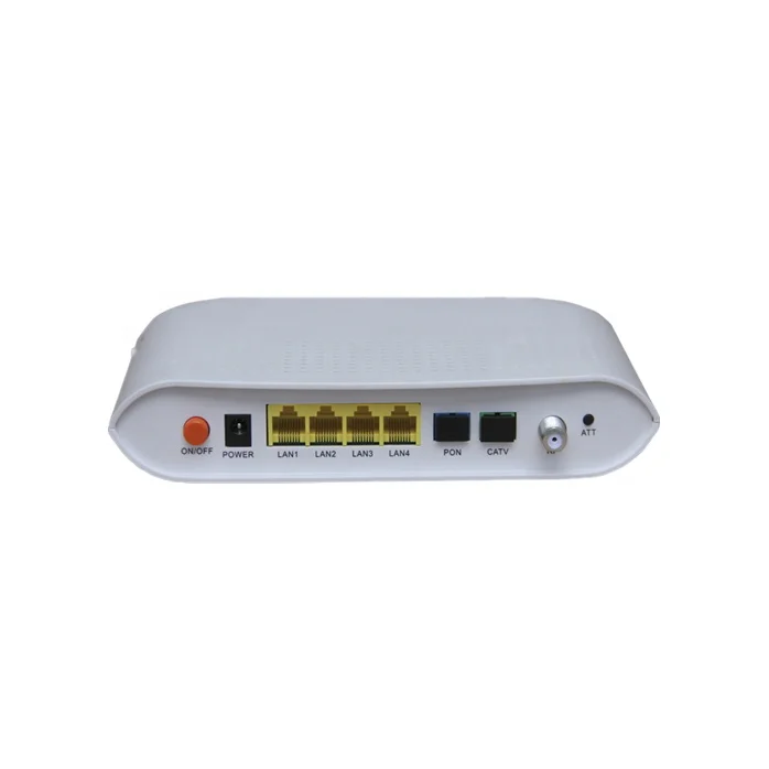 Оптоволоконный сетевой маршрутизатор FTTH 4FE + WIFI CATV двойной порт Pon GEPON GPON EPON ONU
