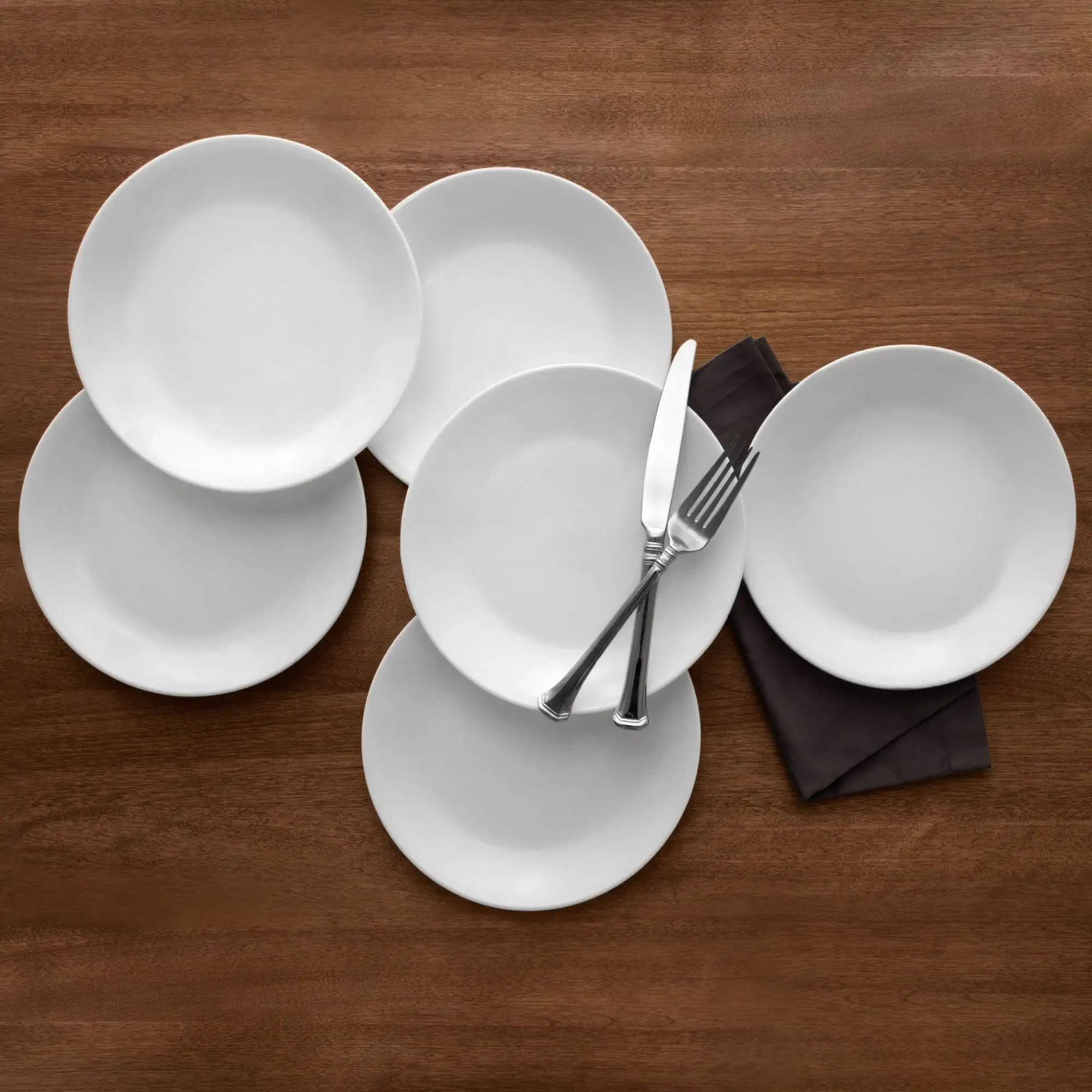 

Classic Winter Frost White 8.5" Lunch Plate, Set of 6