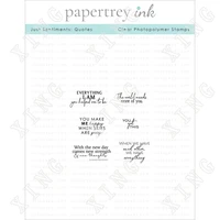 just sentiments quotes clear silicone stamps diy scrapbook diary decoration embossed paper card album craft template new arrival