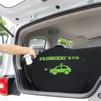 plugood tools cable bag jumper cable bag evse ev large carry bag for electric vehicle charger cables plugs sockets