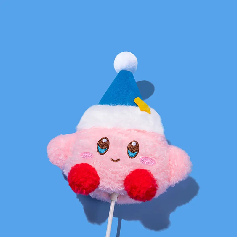 Милый мягкий плюшевый чехол для наушников Kirby подарки девочек милый розовый