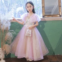 baby flower girl dress girls party dress ball gown birthday wedding party dress pink dresses for evening party ceremony dress