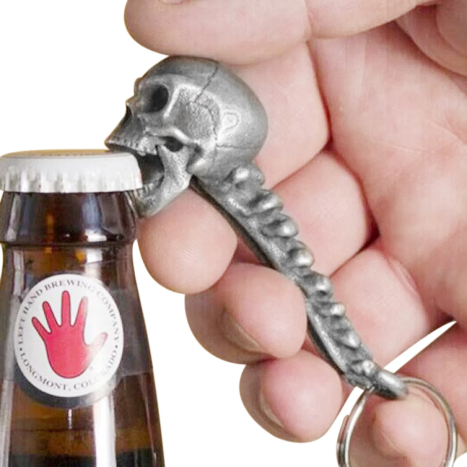 

1pcs Creative Skull Head Shaped Bottle Can Opener Stainless Steel Alloy Bottle Opener Homes Restaurants Bars Accessories