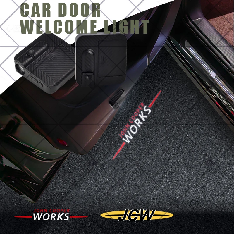 1/2 шт. для Mini Cooper S JCW Paceman R56 R59 F57 Countryman Logo Автомобильная HD лампа проектора