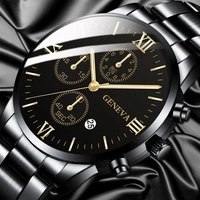 new fashion top men luxury watches mens stainless steel calendar watch men business sport casual quartz watch relogio masculino
