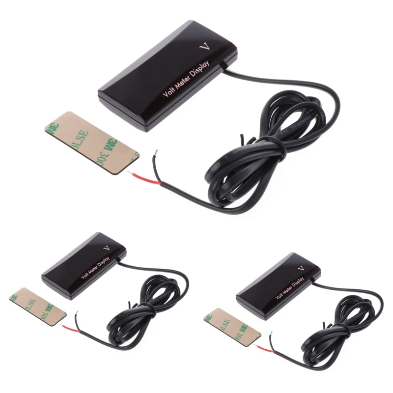 

Auto Boat Car Motorcycle for Dc 8-16V LED Panel Mini Digital Volt Voltage Meter Automotive Voltmeter Gauges