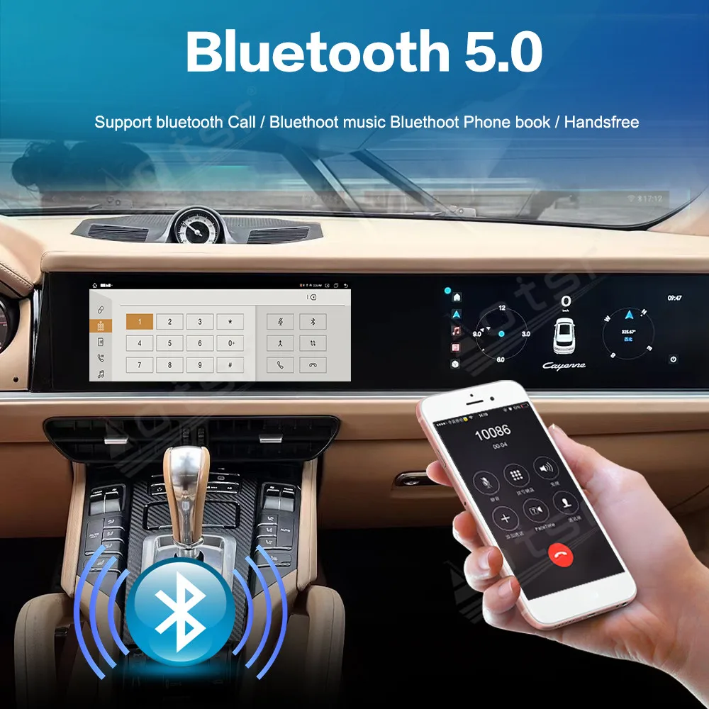 12 3 ''навигация 8 ядер для Porsche Cayenne 2010-2017 Автомагнитола мультимедийный плеер