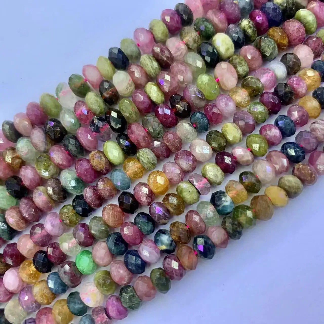 

Roudell Tourmaline Stone Natural Gemstone Beads For Jewelry Making Strand 15" Wholesale !