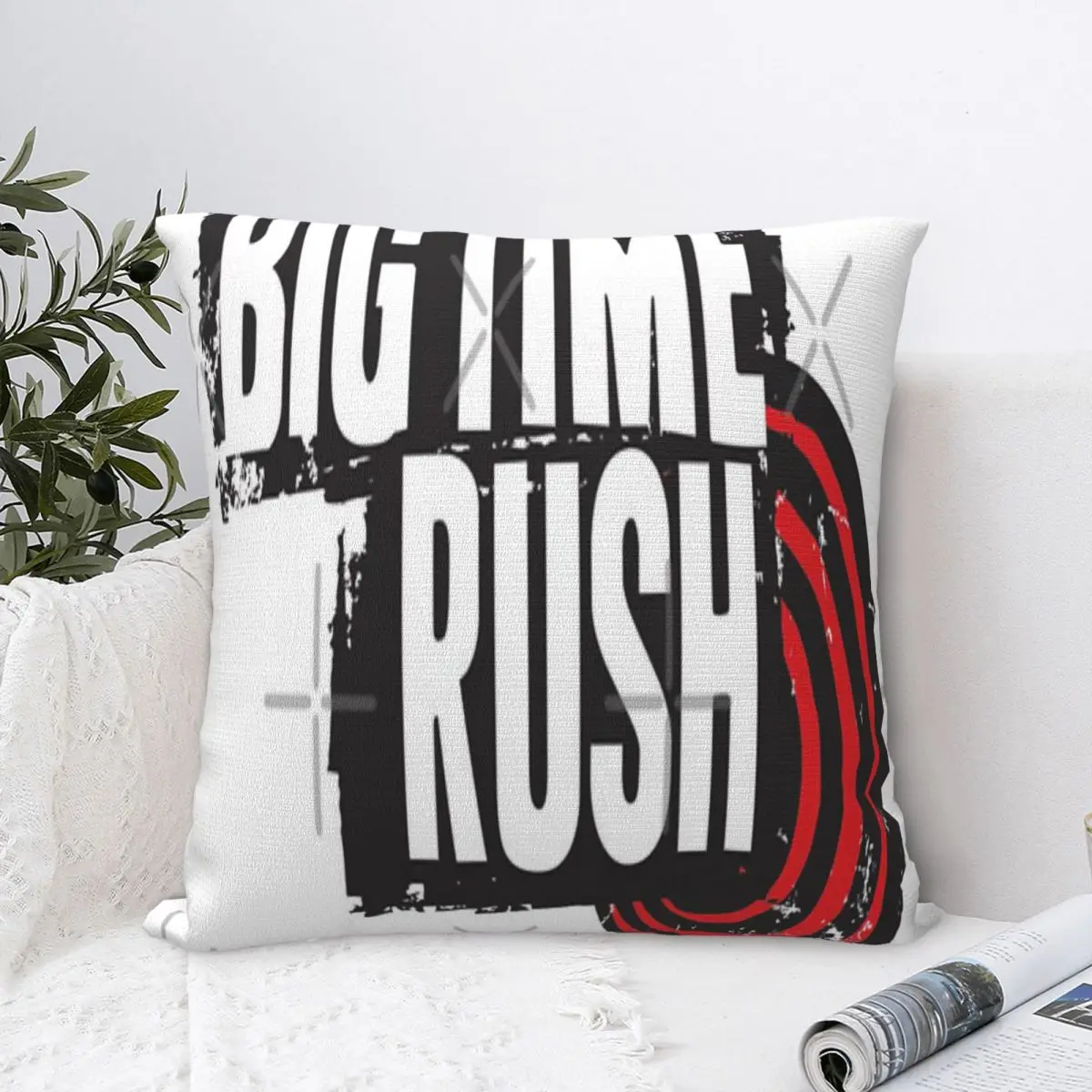 

Btr Big Time Rush Band Cushion Cover Pillowcase Modern Art Home Decor
