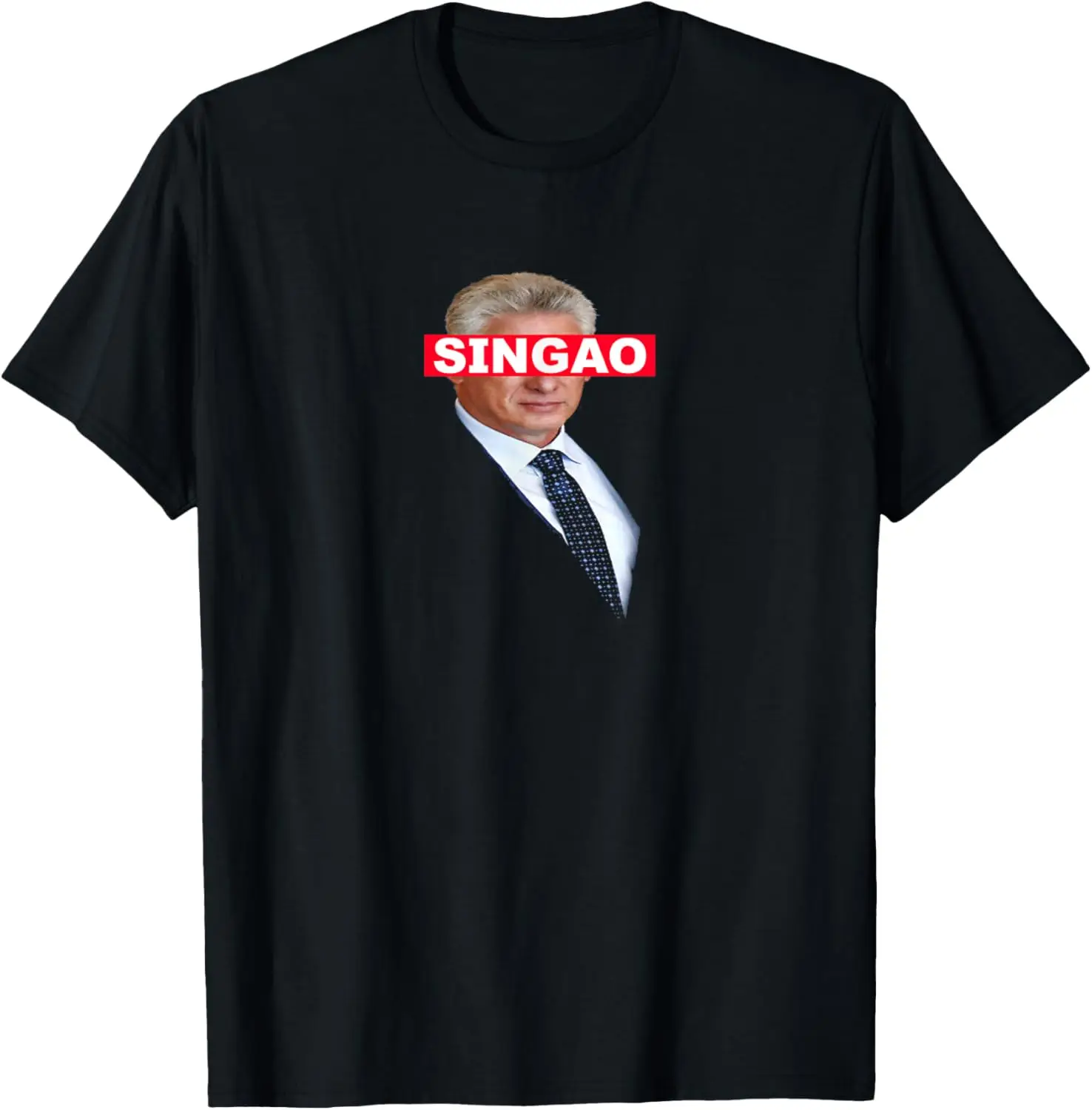 Кубинская патриотическая футболка Diaz Canel Singao