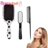 3 pcs hair comb set air cushion massage comb straightening dry wet dual use professional salon hair care styling tool