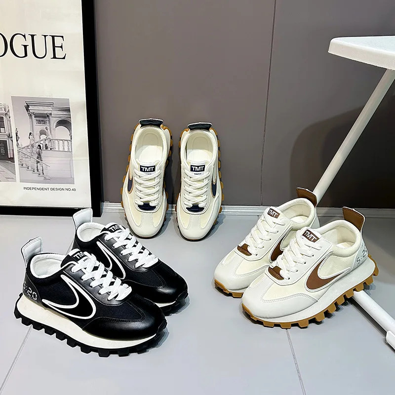 Women's sports shoes thick bottom breathable casual shoes outdoor walking shoes