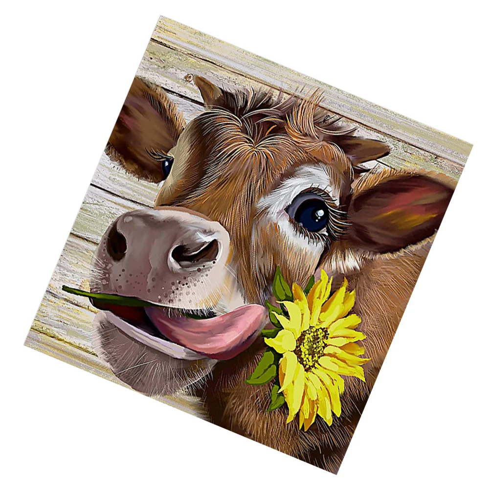 

Creative Bathroom Decorative Hanging Picture Cow Pattern Hanging Picture