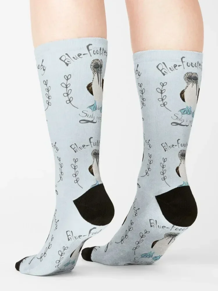 Galapagos Blue-footed Booby Socks противоскользящие футбольные зимние термостойкие мужские