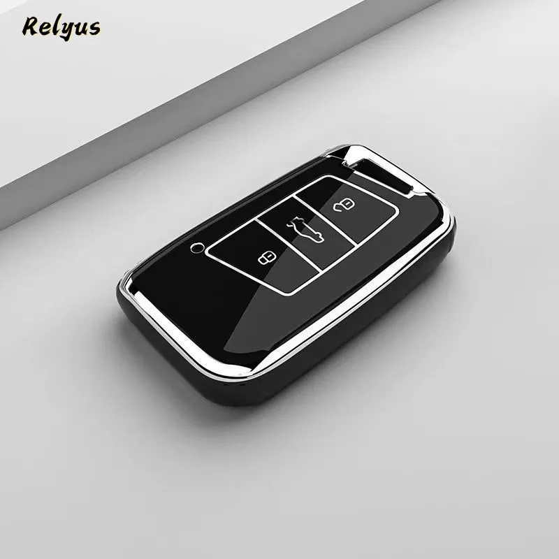 

VW Volkswagen Magotan GTE Passat B6 B7 B8 CC Arteon Skoda Fabia Superb A7 Kodiaq Чехол Для Ключей Из ТПУ - Прочный Автомобиль...