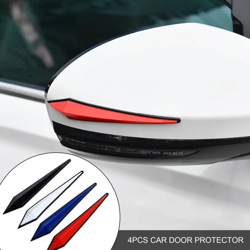 

Car Door Protector 4Pcs Stylish Multifunctional Strong Stickiness Car Rearview Door Edge Guard Sticker Vehicle Accessories