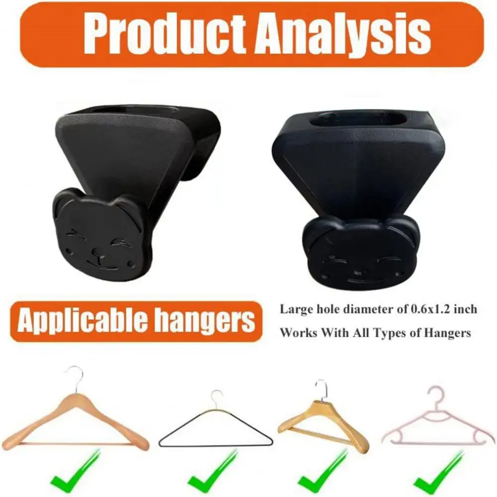 

Hanging Items Non-slip Multifunctional Hanger Connection Hook Dorm Accessory